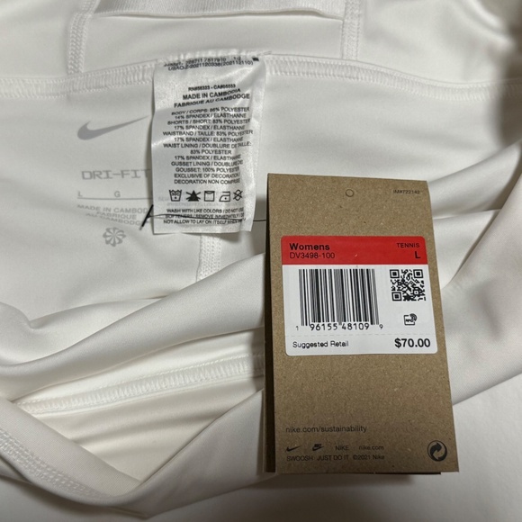 New Nike Dri-FIT Womens Pleated Tennis Skirt - Picture 6 of 11